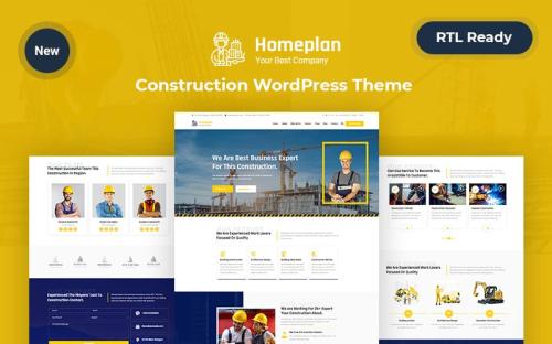 Homeplan – Construction WordPress Responsive Theme theme free